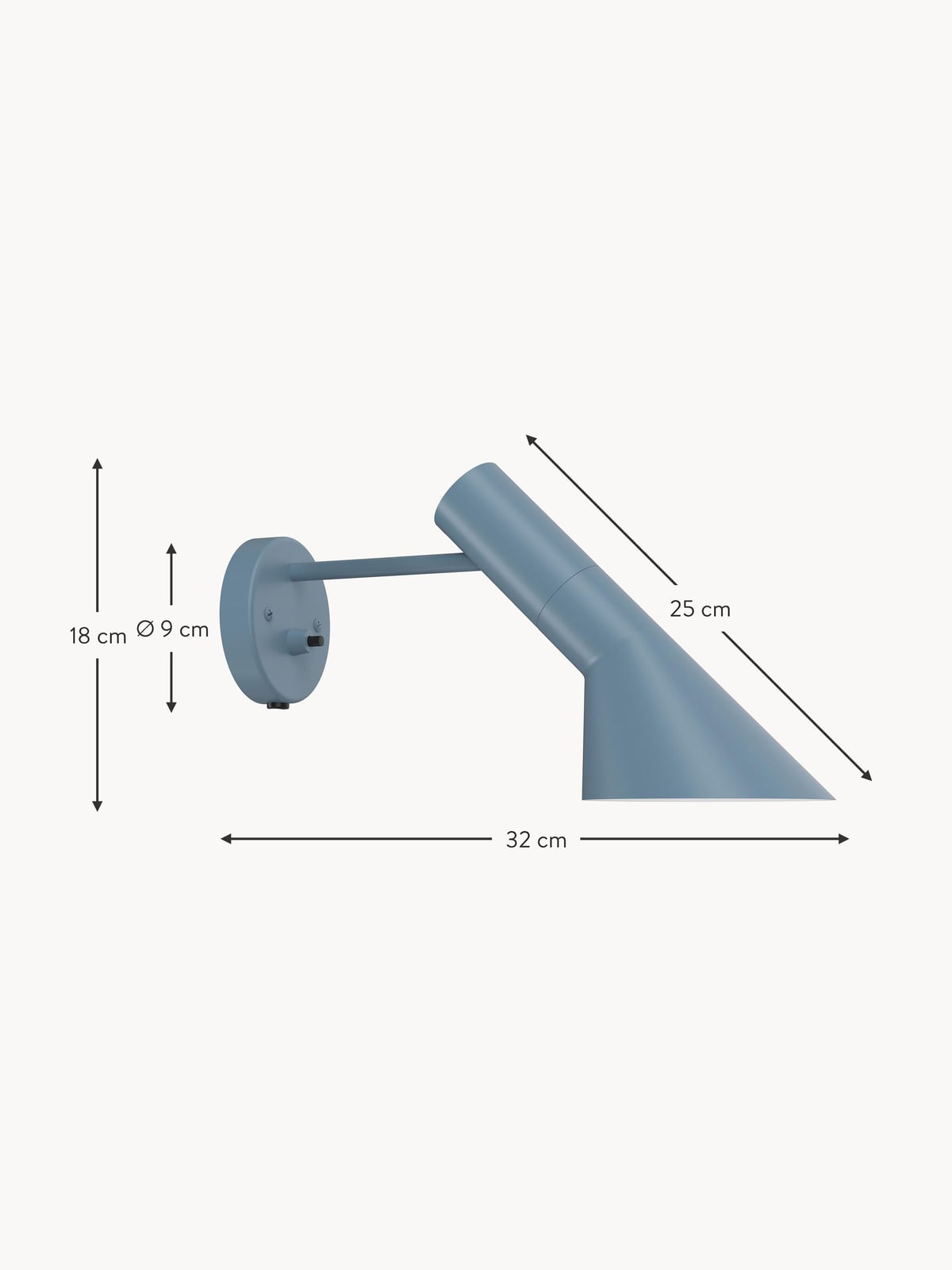 Langton AJ Wall Lamp with Plug