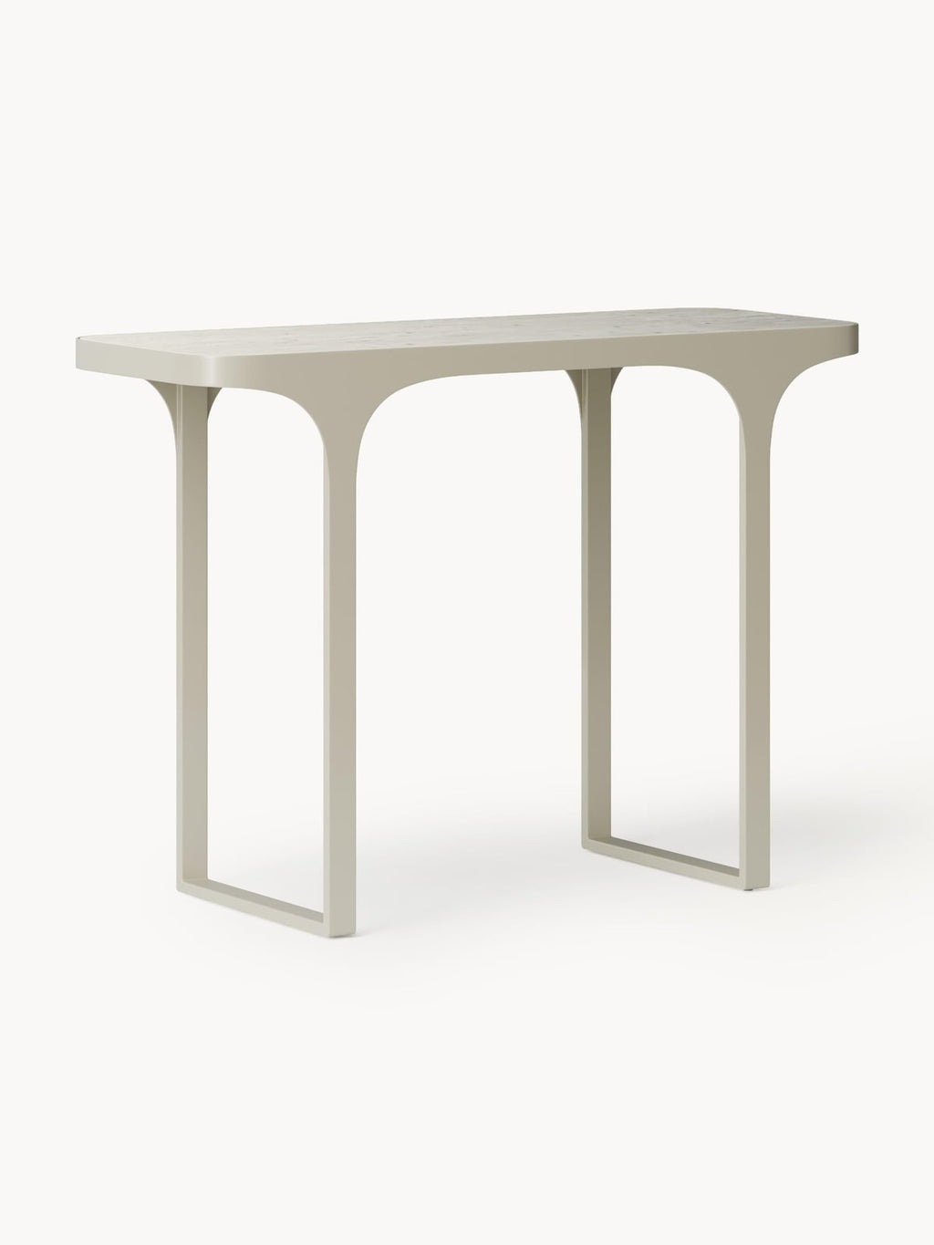 Larkfield Travertine Effect Console Table