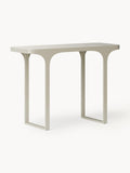 Larkfield Travertine Effect Console Table