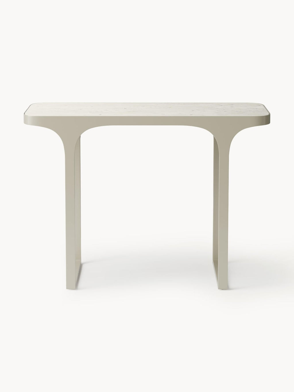 Larkfield Travertine Effect Console Table