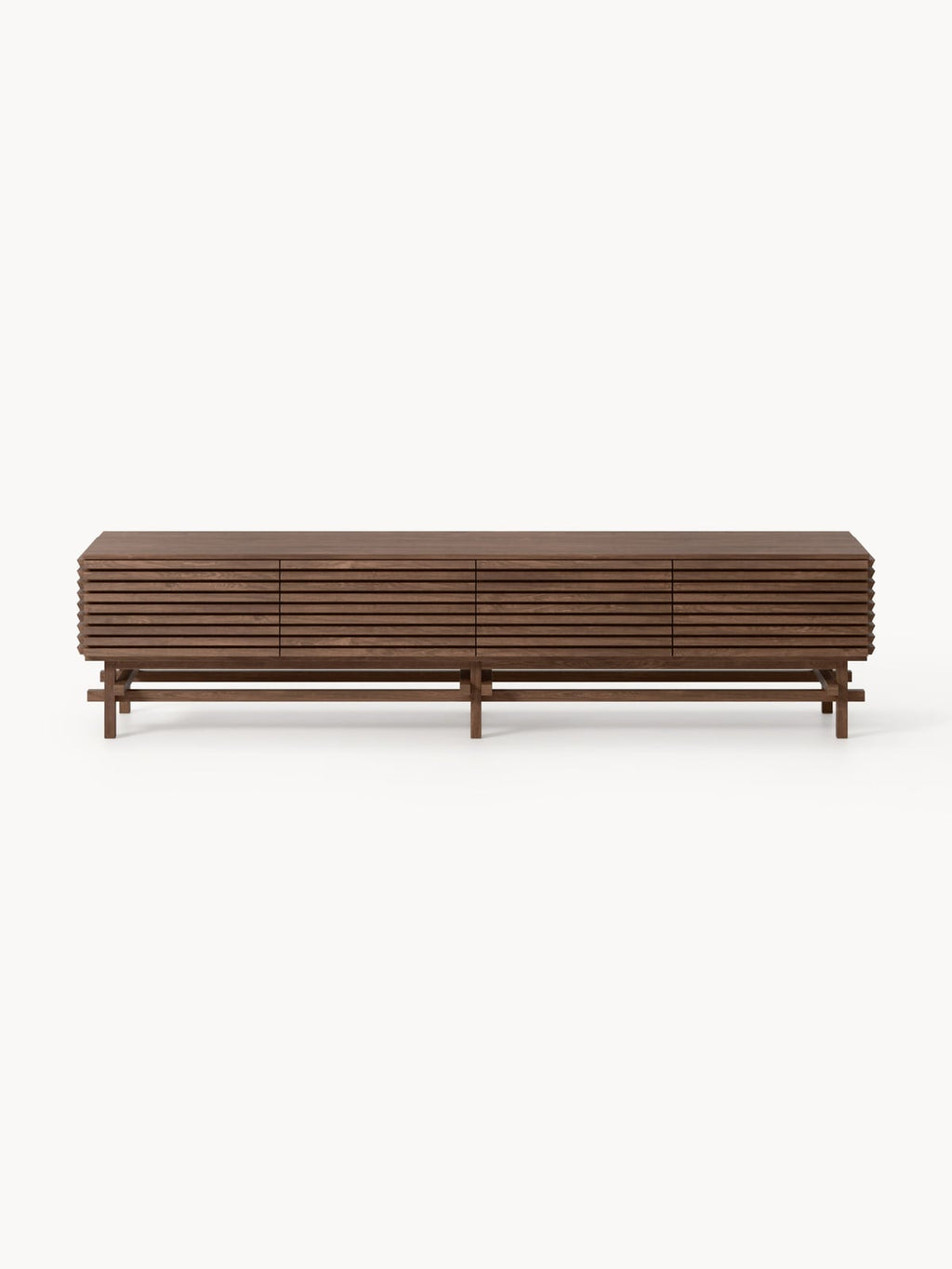 Lindale Large Oak Wood Lowboard