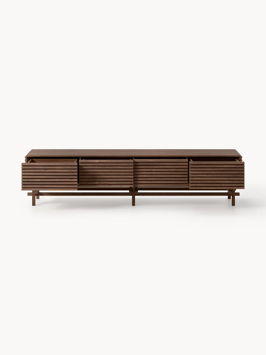 Lindale Large Oak Wood Lowboard