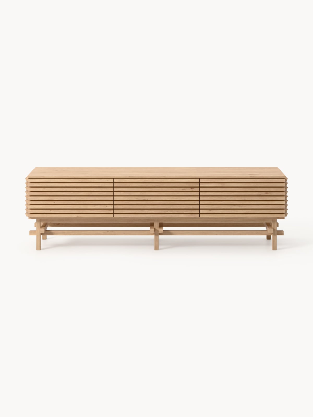 Lindale Small Oak Wood Lowboard