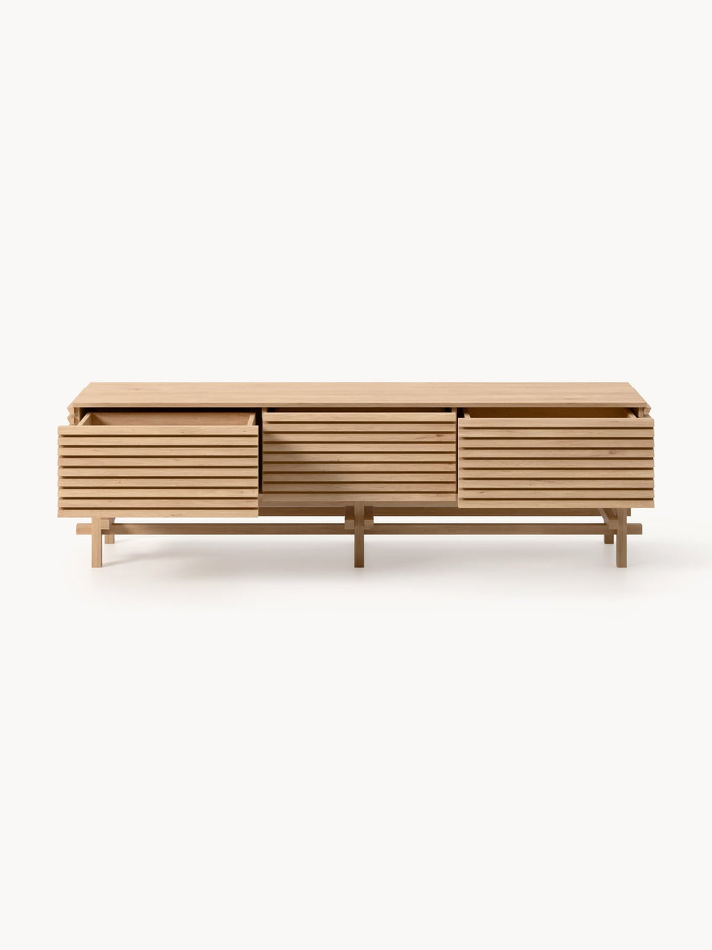 Lindale Small Oak Wood Lowboard