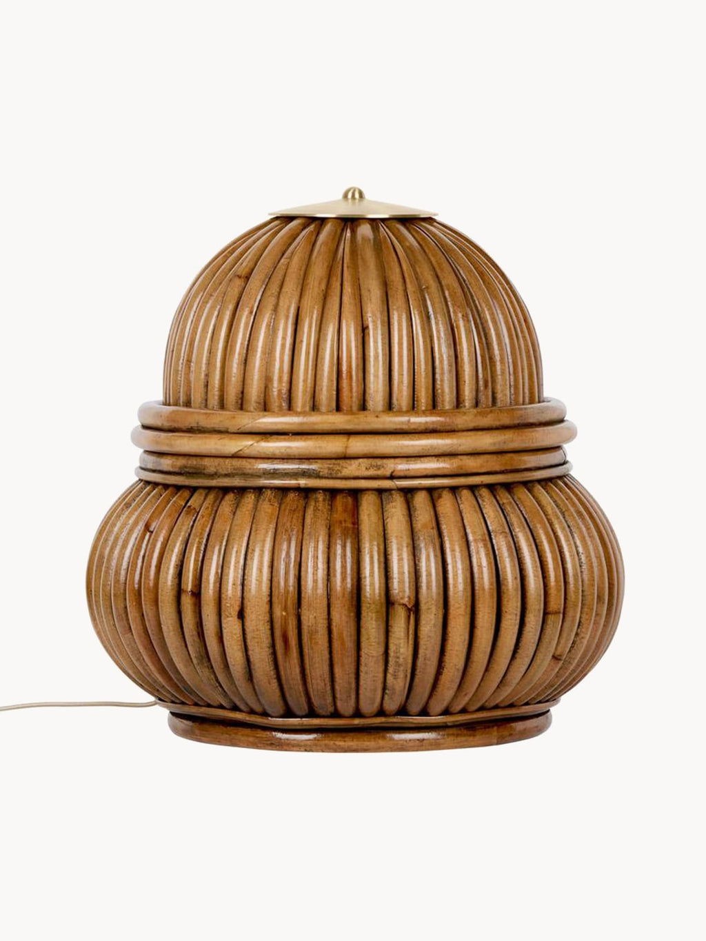 Linton Small Rattan Floor Lamp