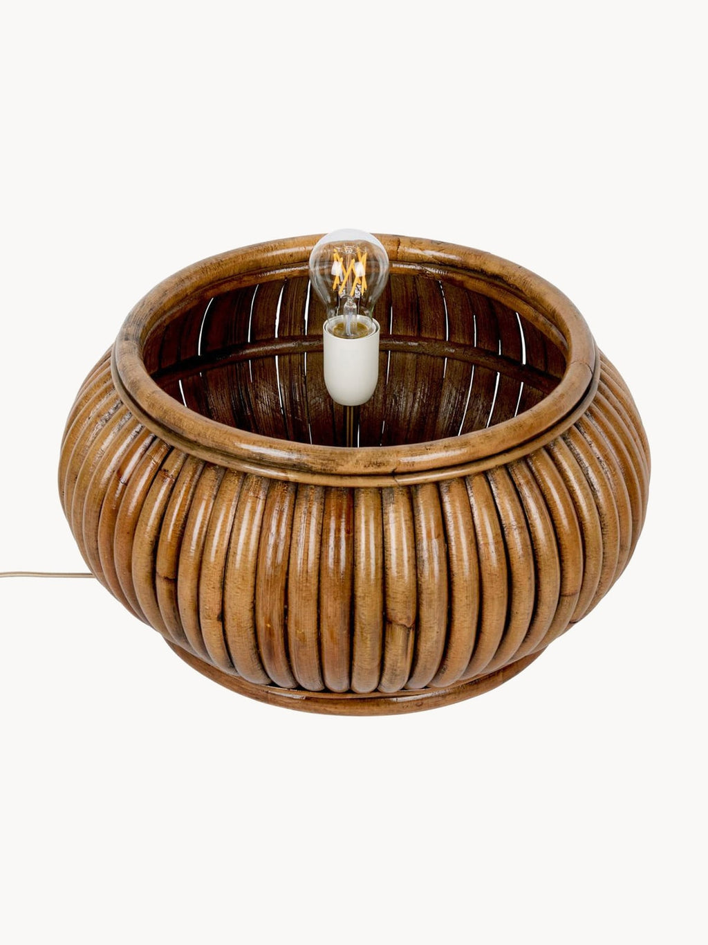 Linton Small Rattan Floor Lamp