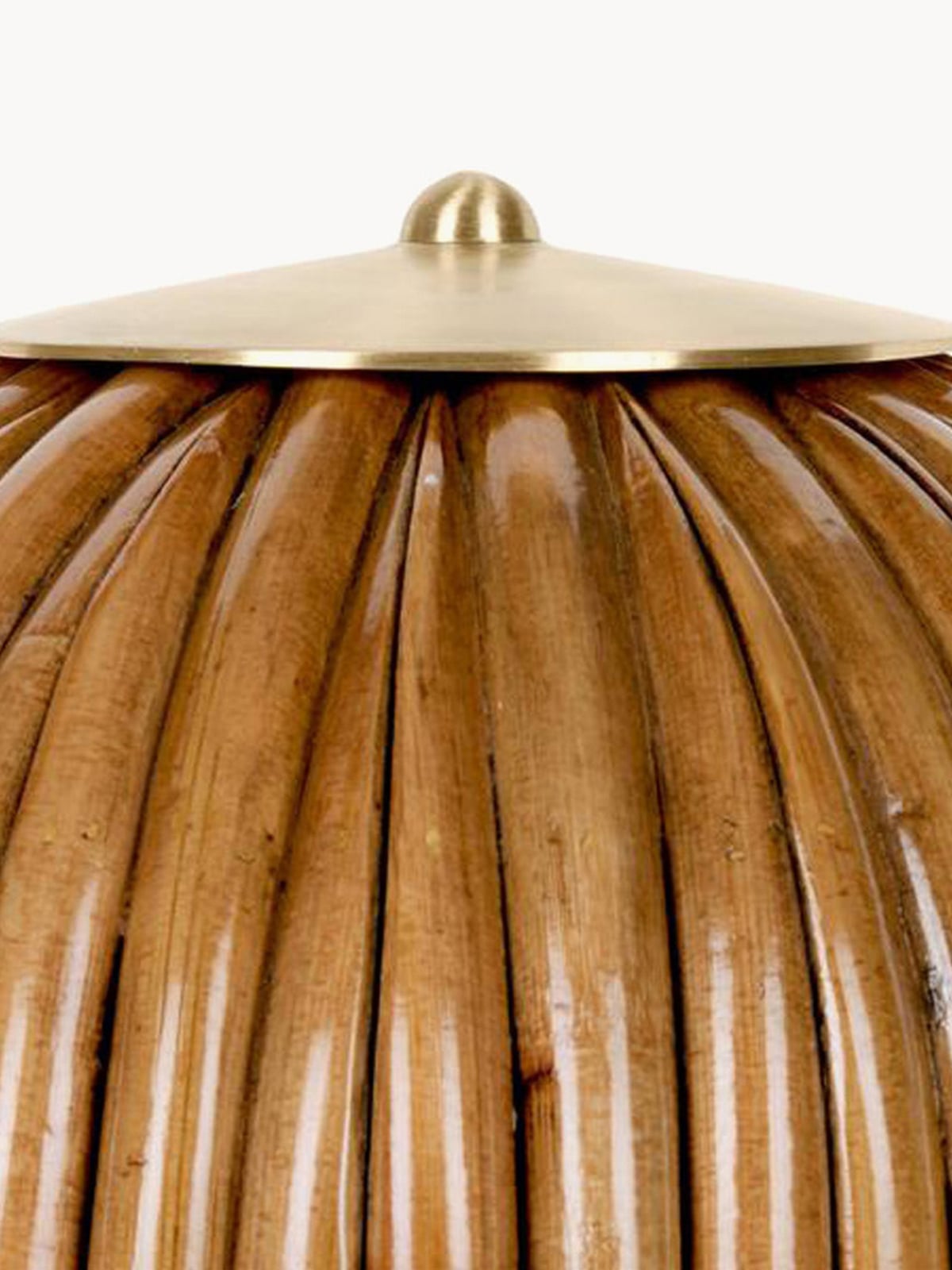 Linton Small Rattan Floor Lamp