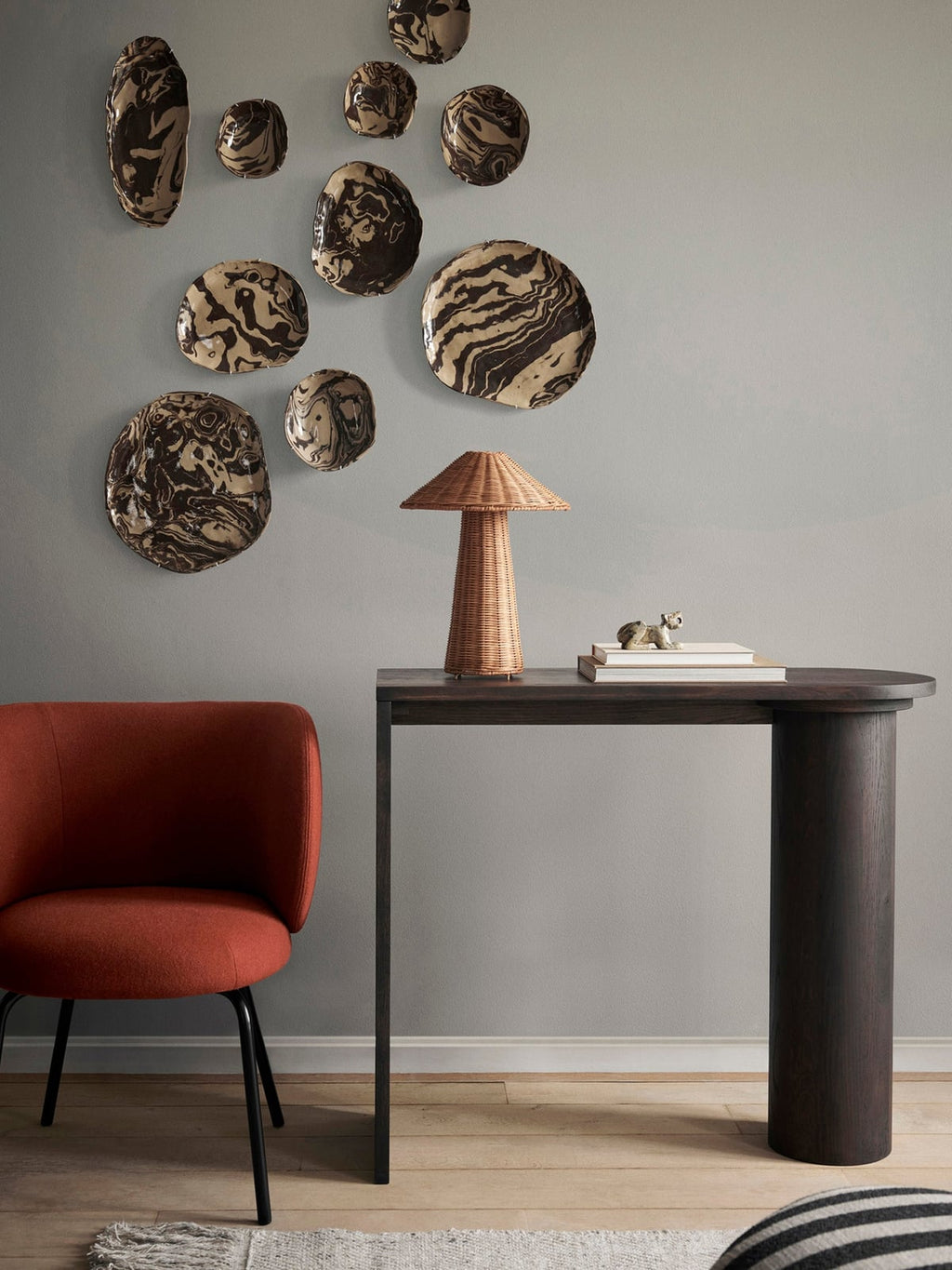 Lowther Oak Wood Console Table