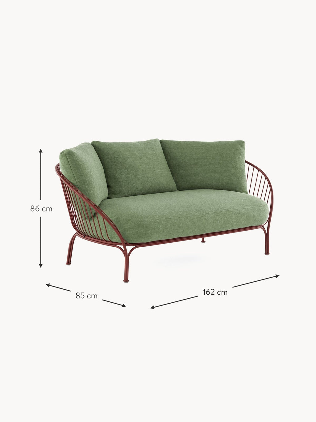 Loxley Garden Lounge Sofa (3-seater)