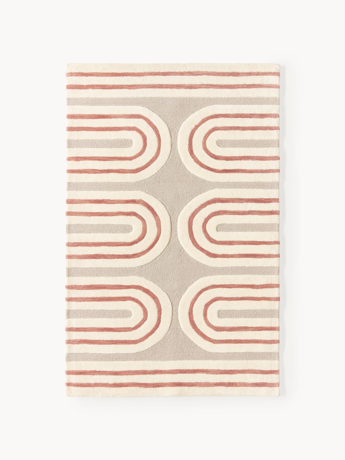 Loxley High-Low Wool Rug, Hand-Tufted