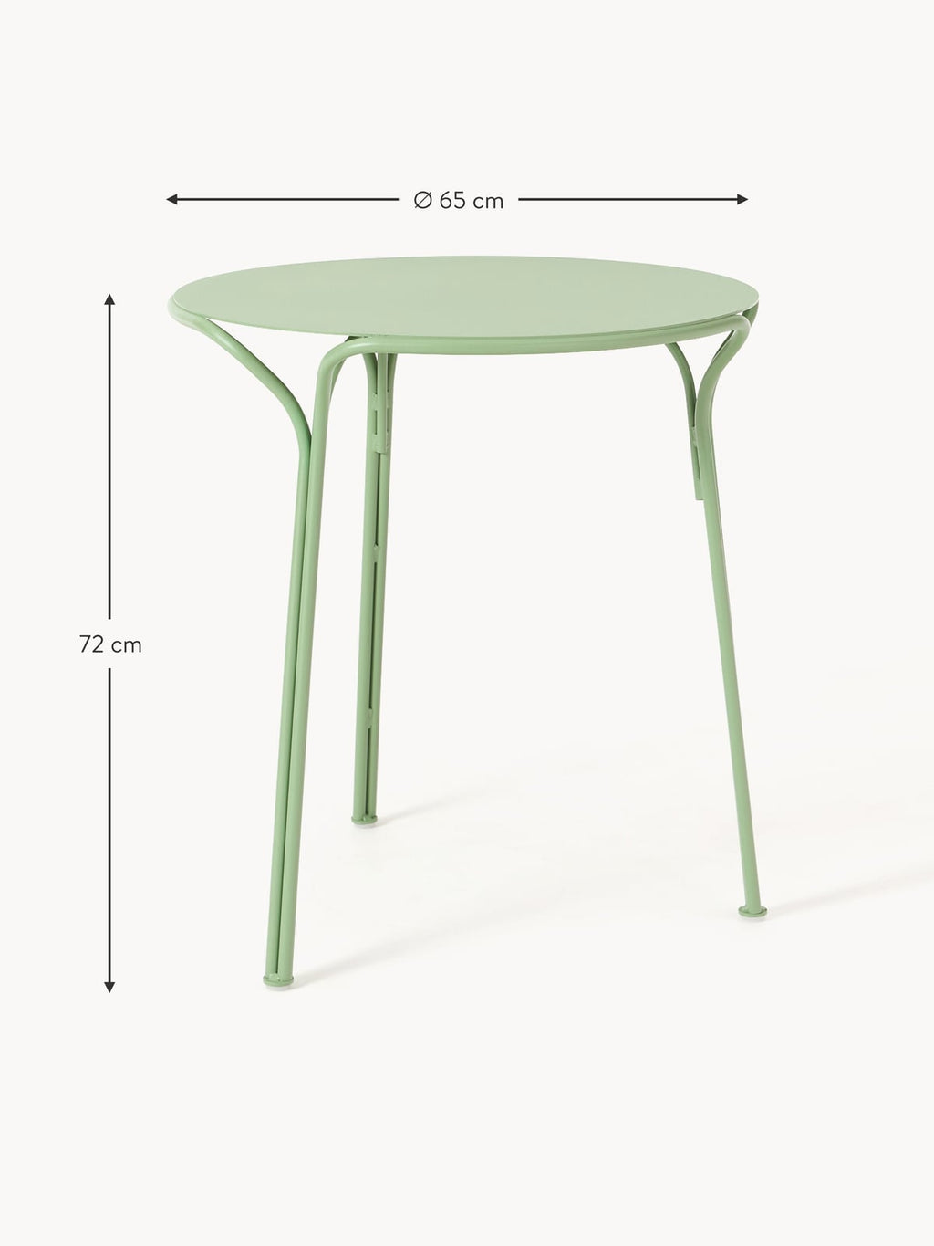 Loxley Round Garden Table, Ø 65 cm