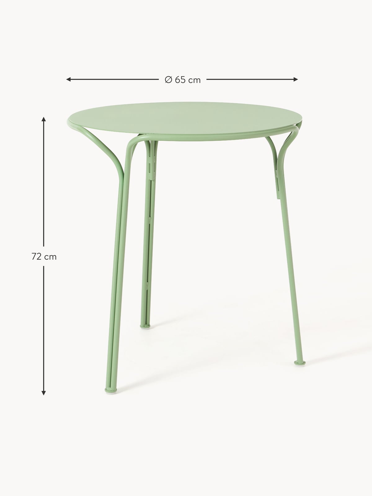 Loxley Round Garden Table, Ø 65 cm