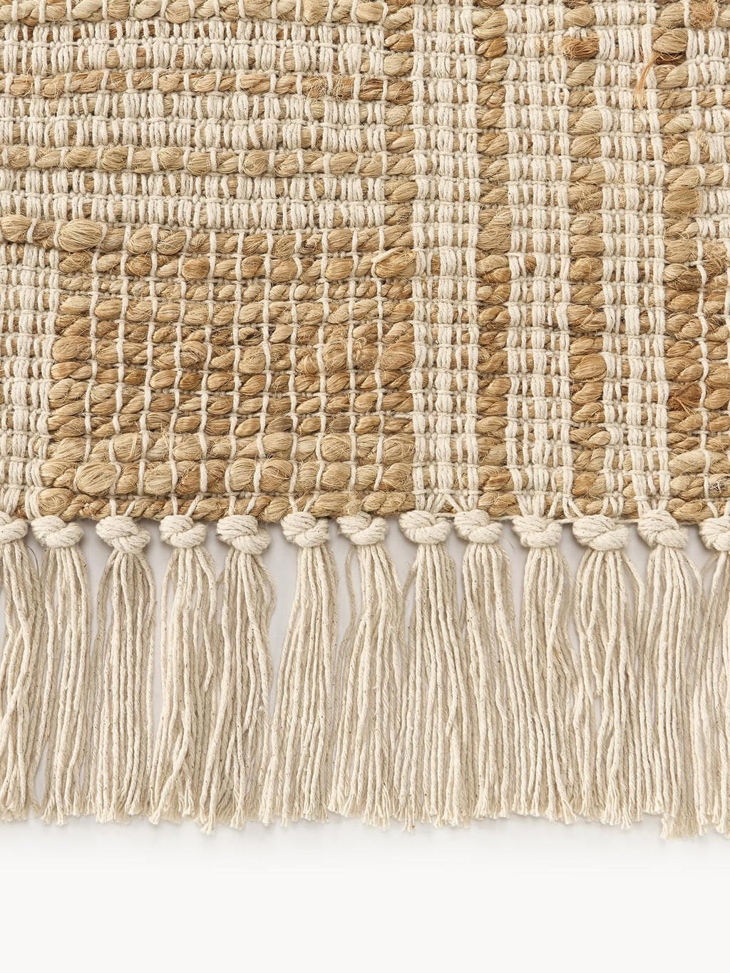 Ludworth Handwoven Jute Rug with Fringes