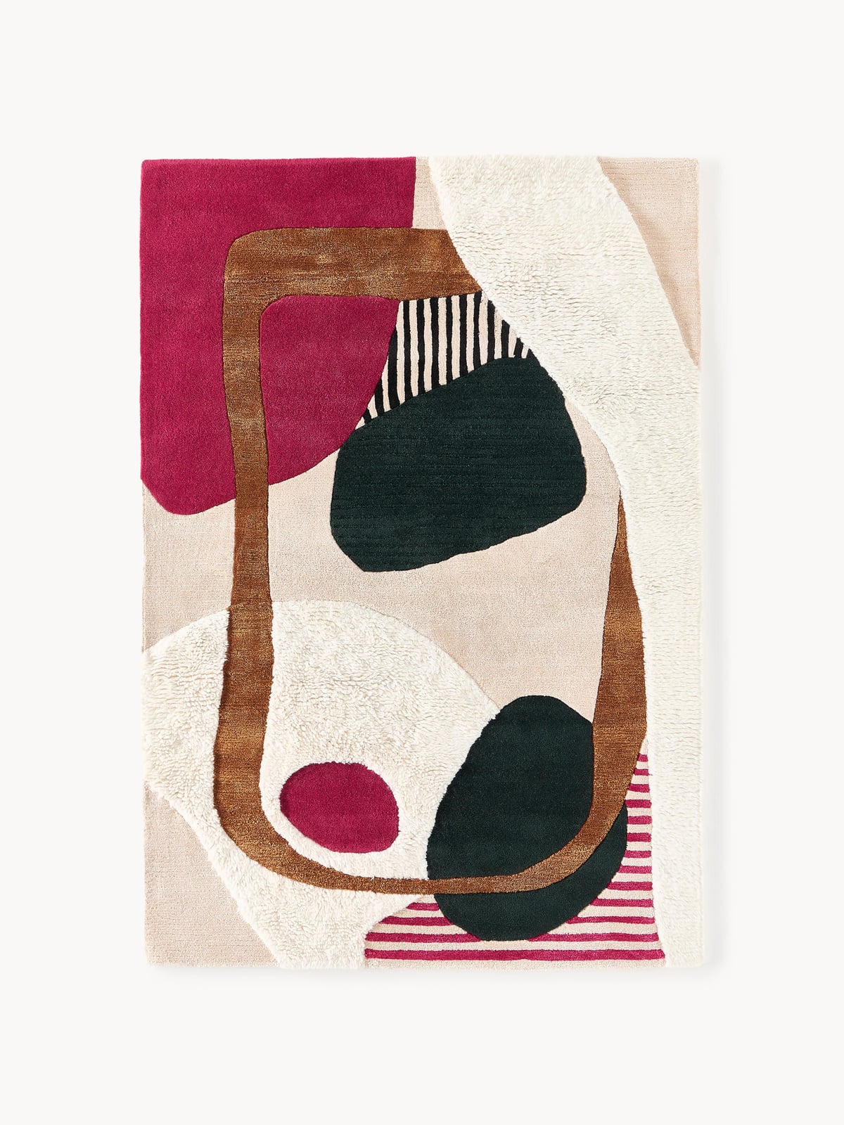 Ludworth High-Low Wool Rug, Hand-Tufted