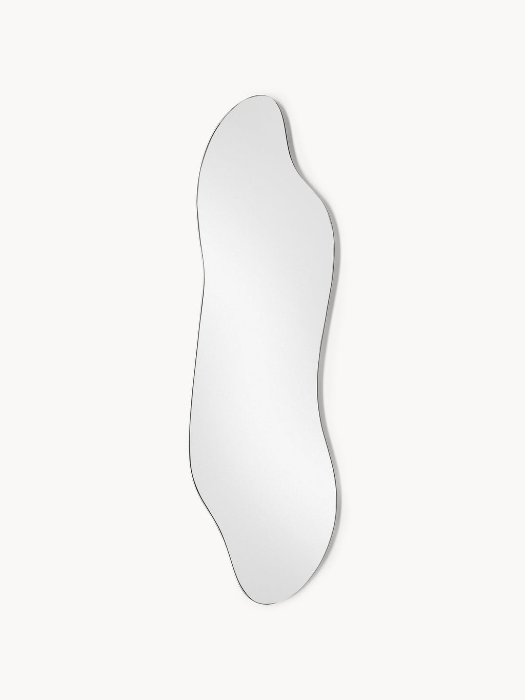 Marchmont Frameless Full-Length Wall Mirror in an Organic Shape