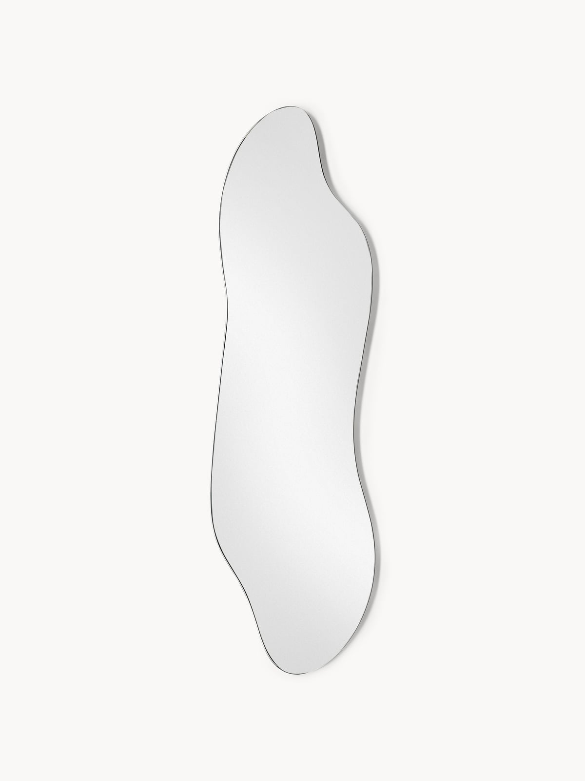 Marchmont Frameless Full-Length Wall Mirror in an Organic Shape