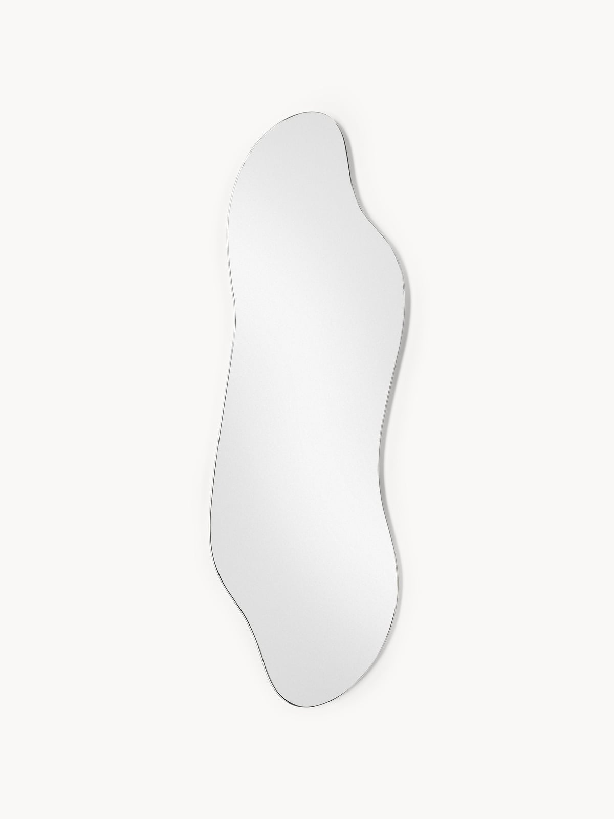 Marchmont Frameless Full-Length Wall Mirror in an Organic Shape