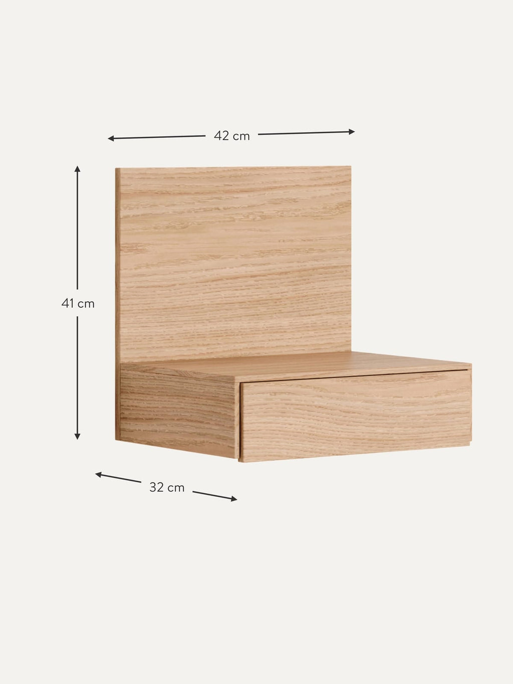 Marden Wall-Mounted Bedside Table