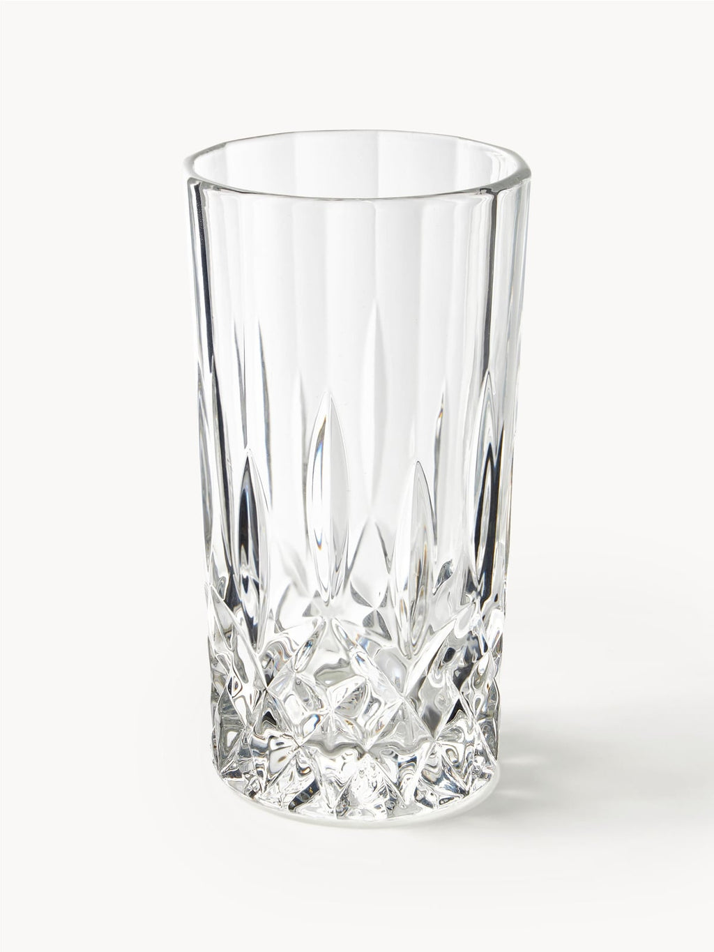 Marden Whisky & Highball Glasses with Embossed Pattern, Set of 8