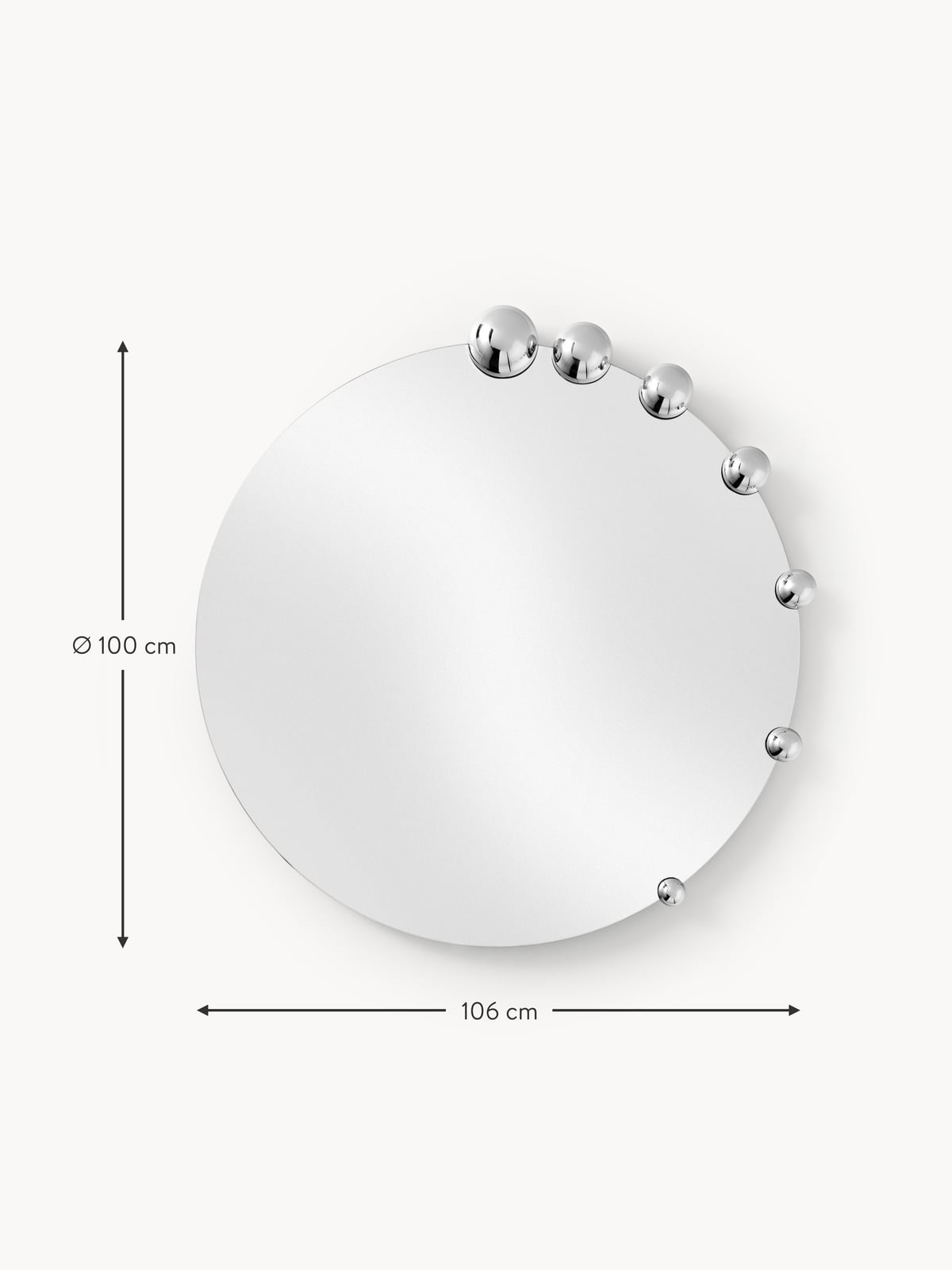 Mereworth Round Wall Mirror