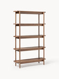 Mereworth Tall Wooden Shelving Unit
