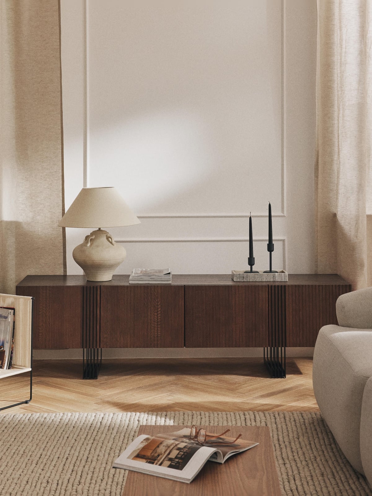 Mereworth Wooden Lowboard
