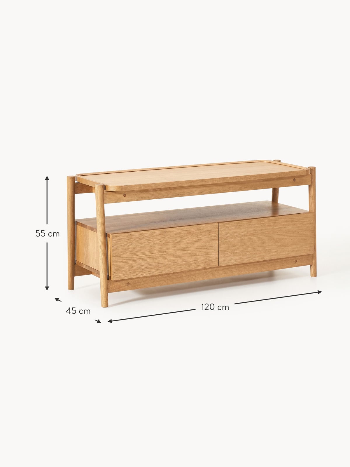 Mereworth Wooden Lowboard