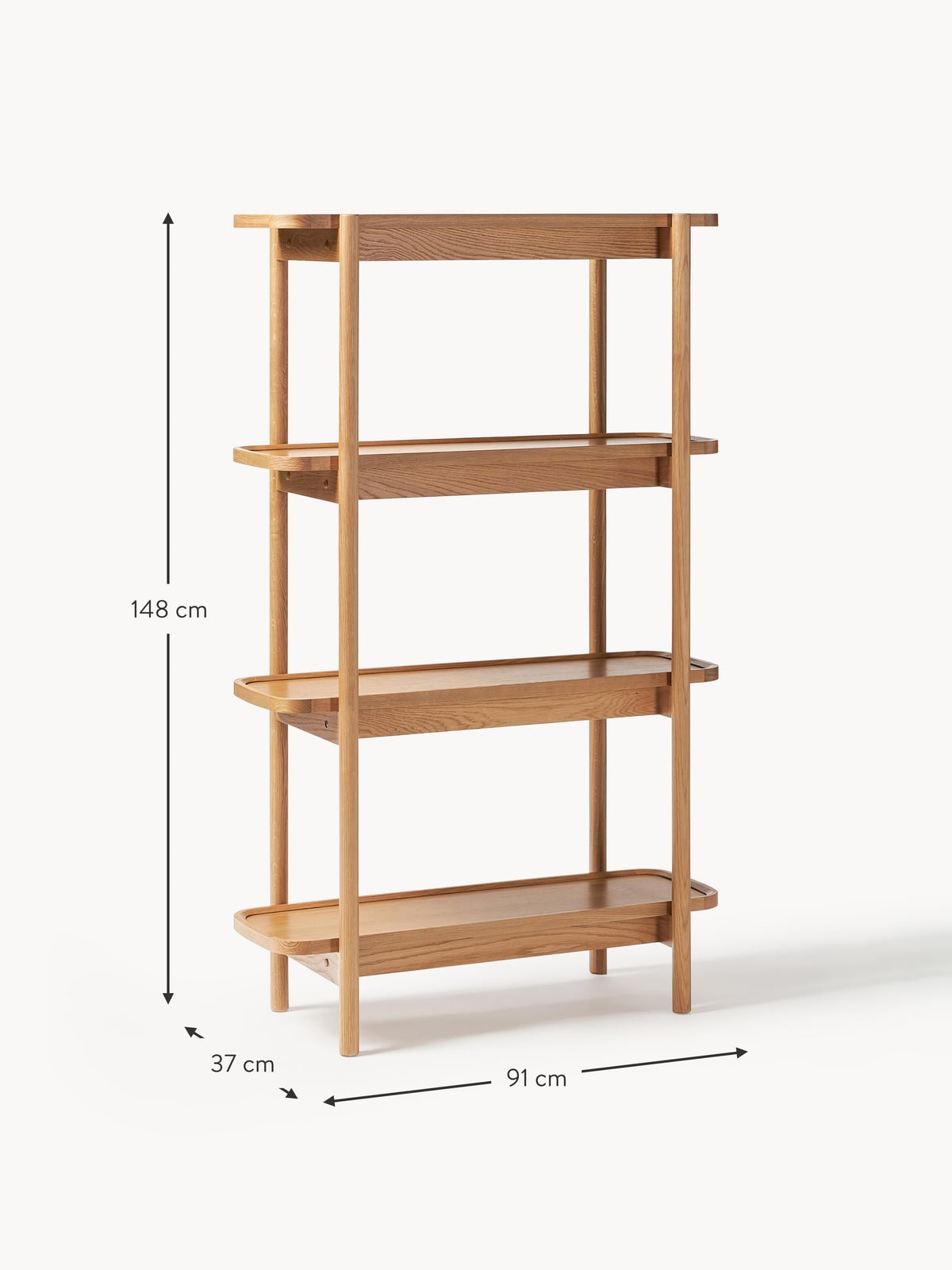 Mereworth Wooden Shelving Unit