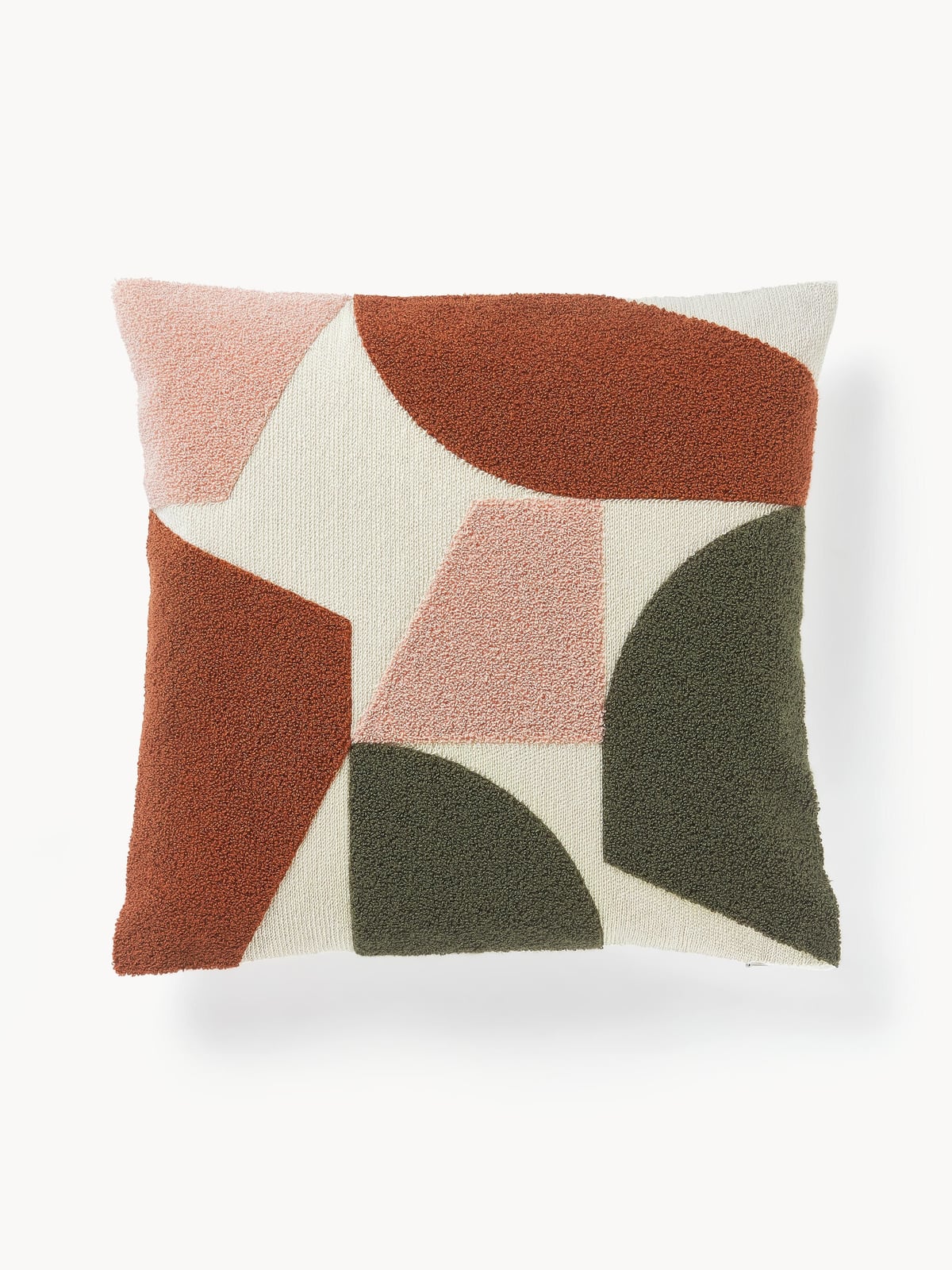Merrow Cotton Cushion Cover with Abstract Decoration