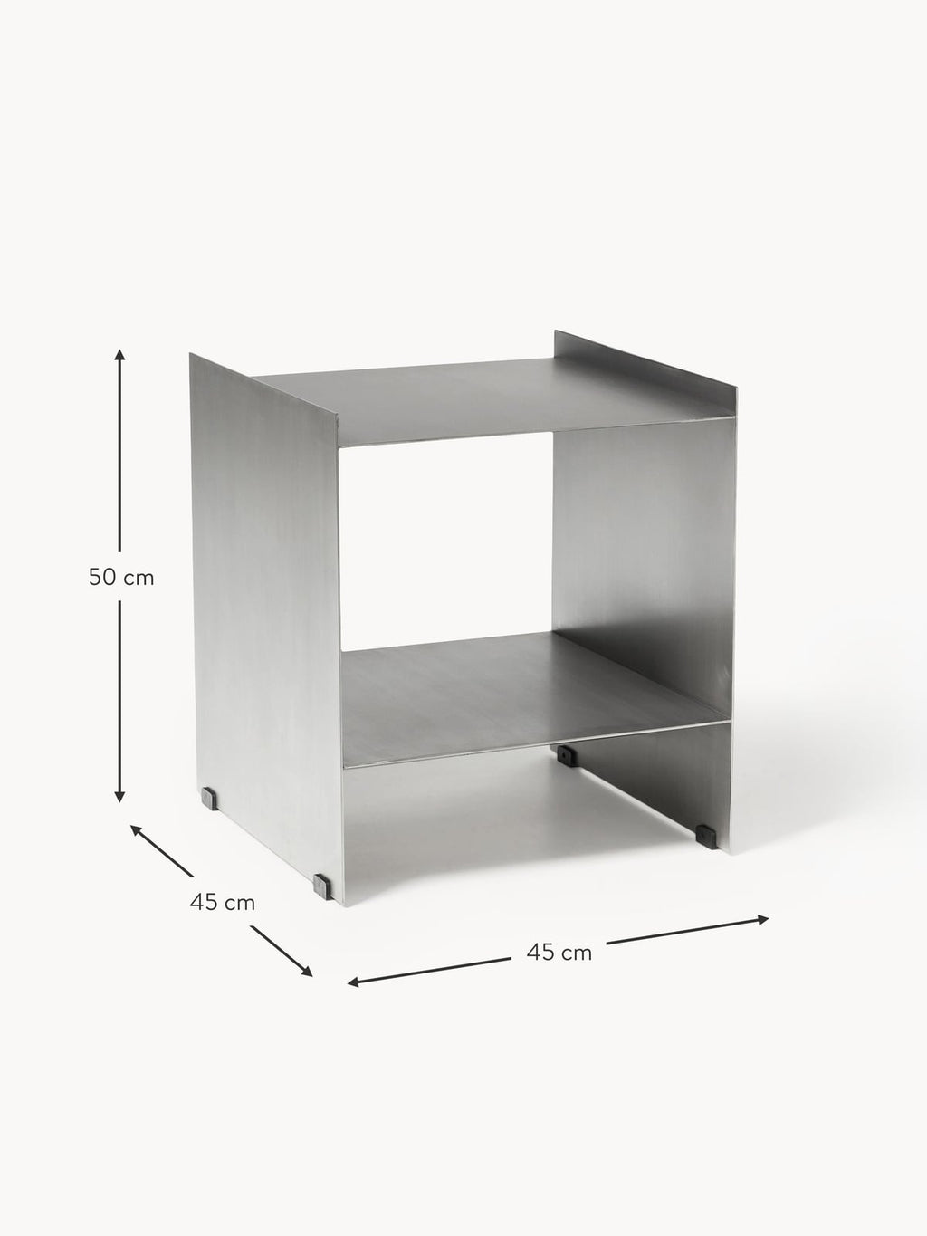 Merrow Metal Bedside Table