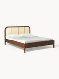 Milburn Wooden Bed with Viennese Braid Headboard