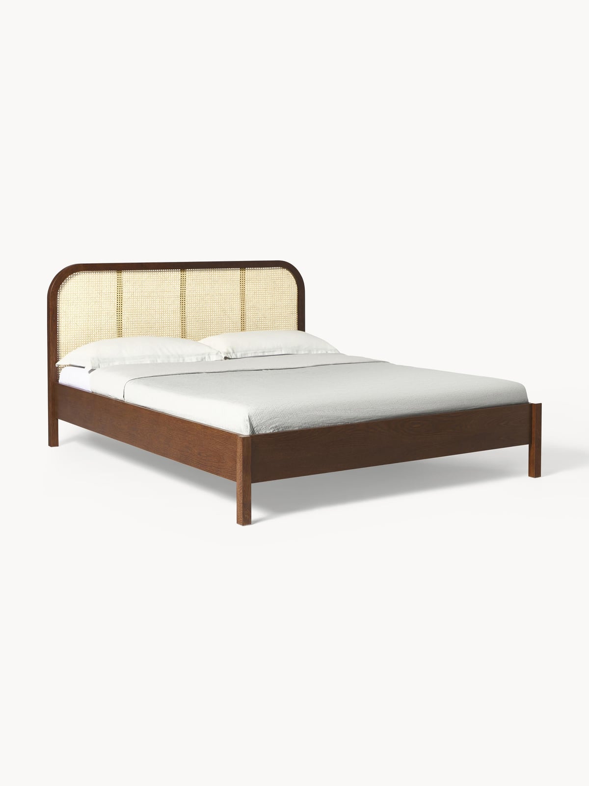 Milburn Wooden Bed with Viennese Braid Headboard