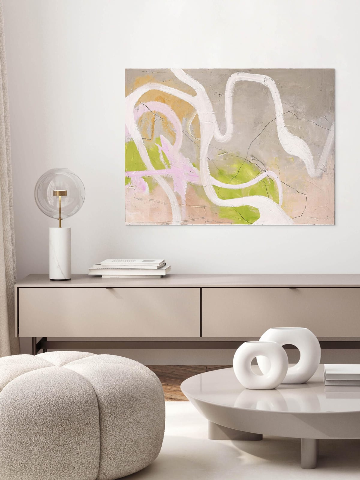 Naseby Hand-painted Canvas Picture Light