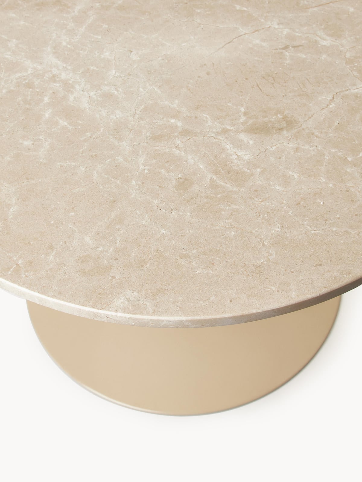 Naseby Oval Marble Dining Table, 120 x 90 cm