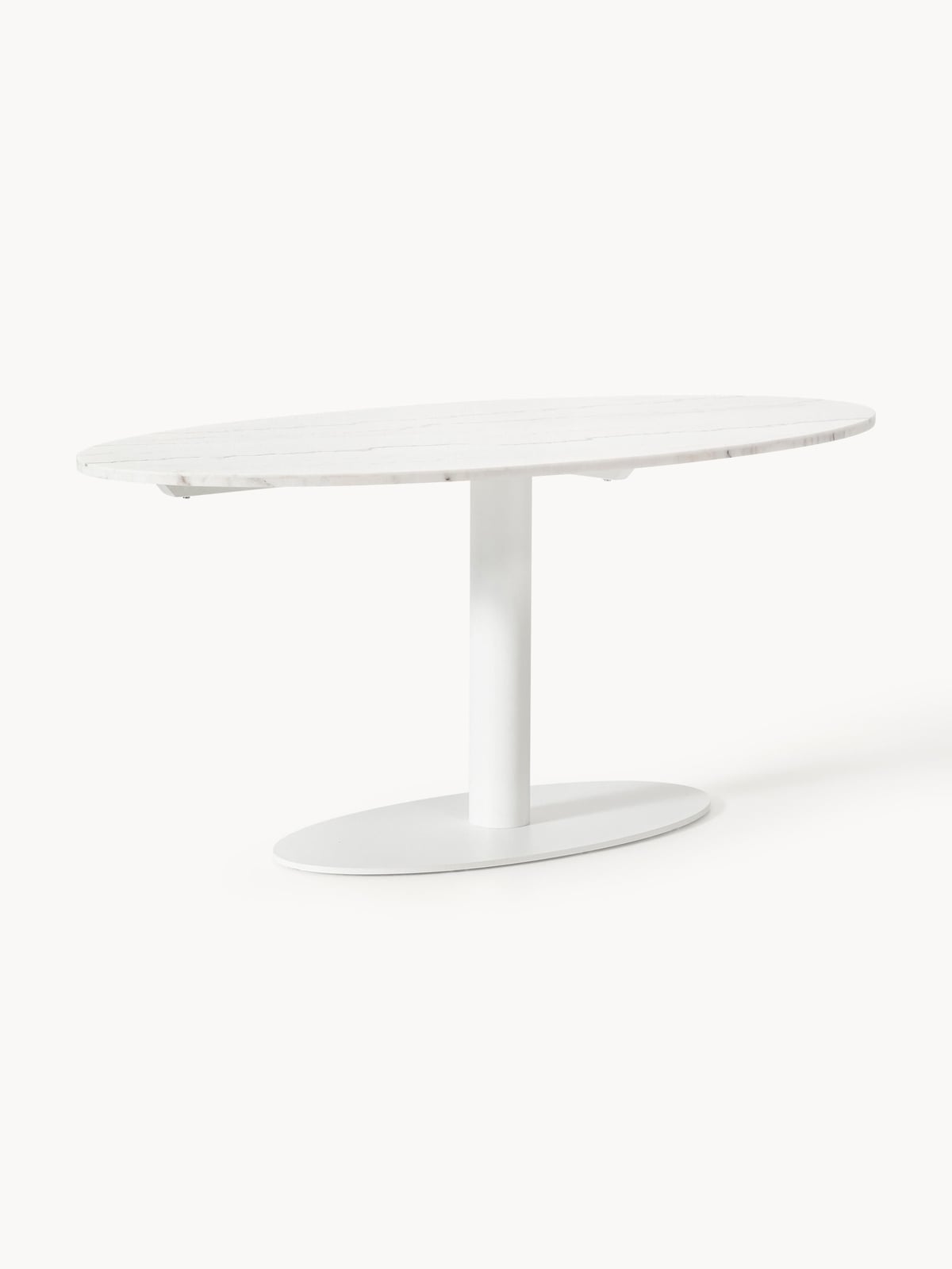 Naseby Oval Marble Dining Table, 180 x 90 cm