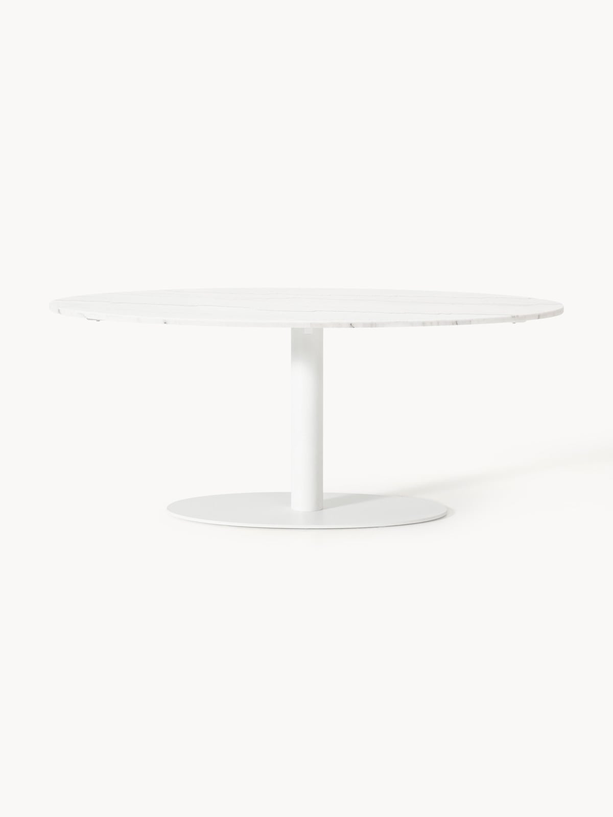 Naseby Oval Marble Dining Table, 180 x 90 cm