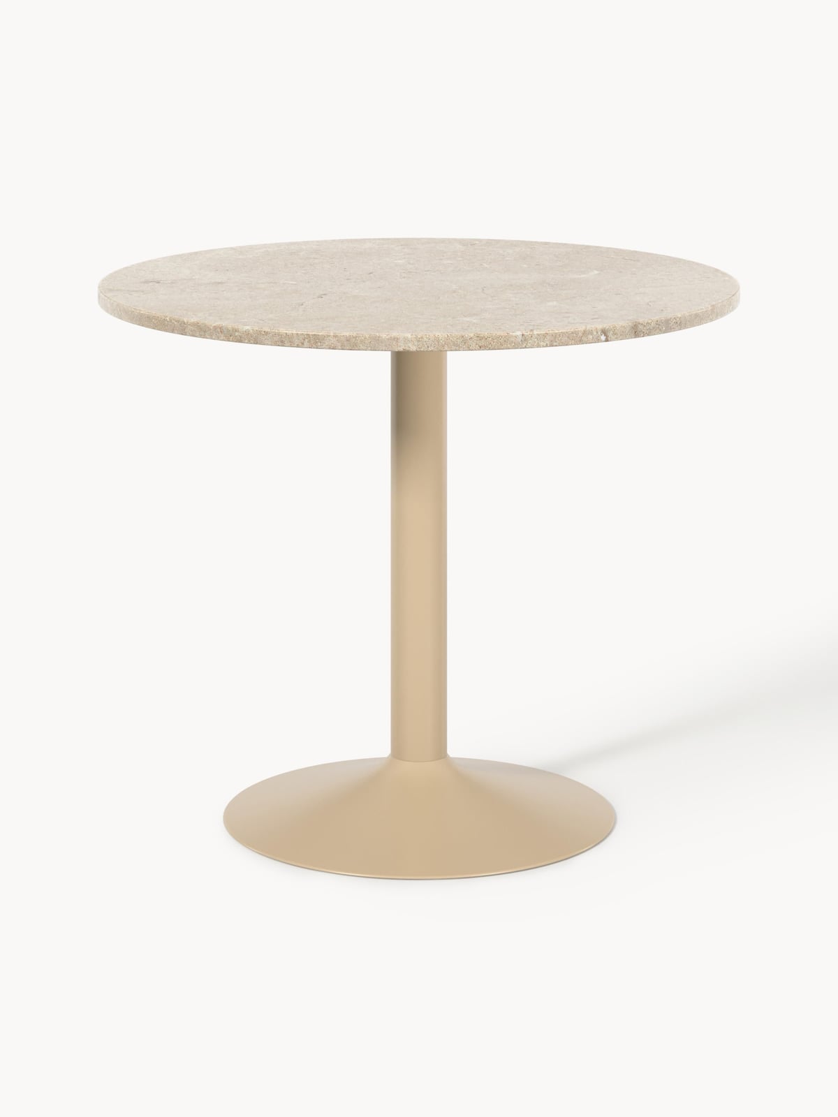 Naseby Round Marble Dining Table, Ø 90 cm