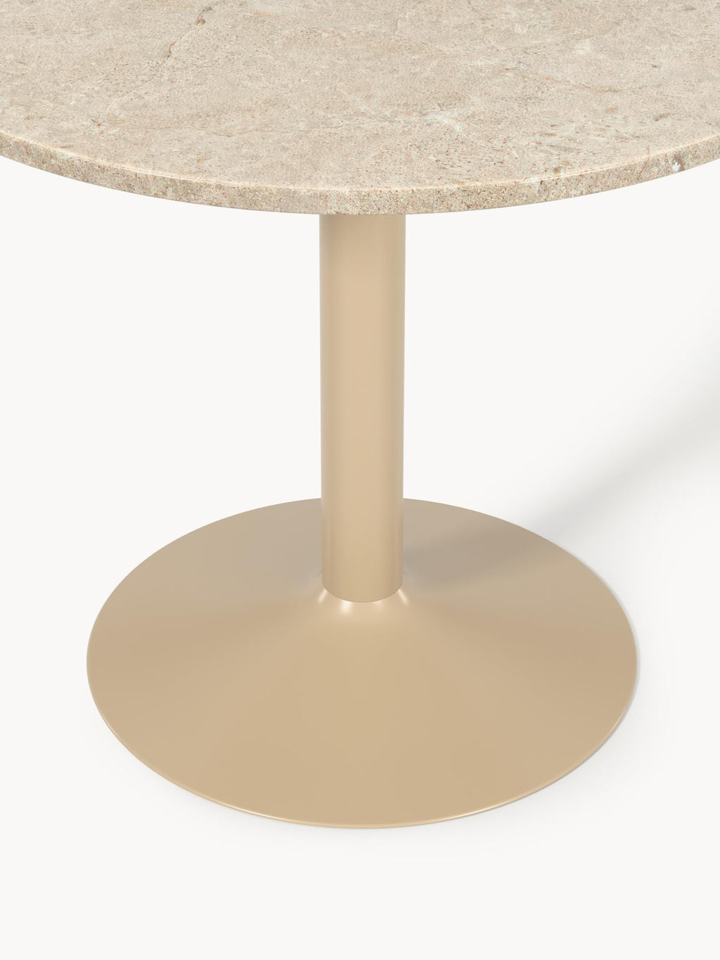Naseby Round Marble Dining Table, Ø 90 cm