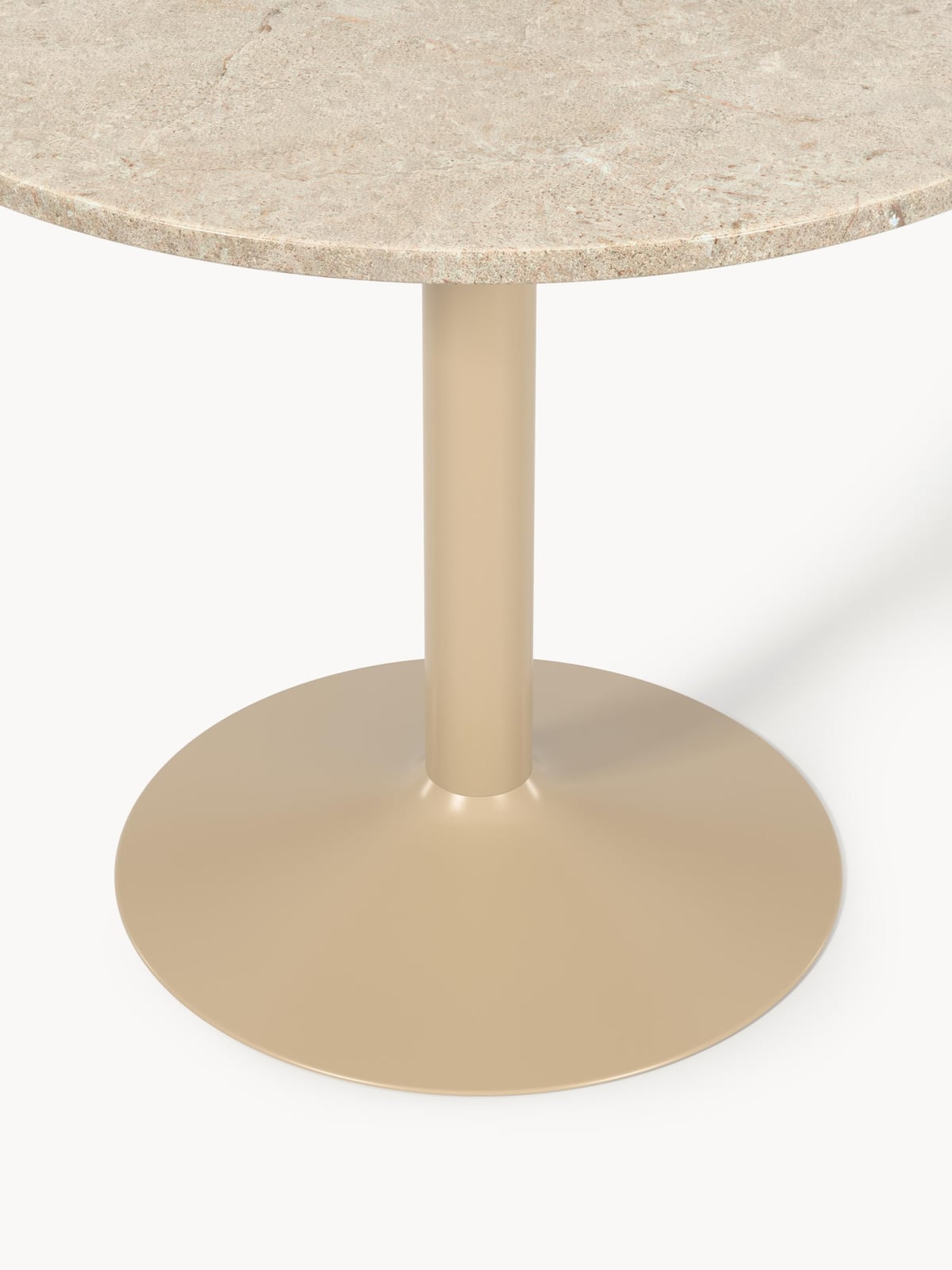 Naseby Round Marble Dining Table, Ø 90 cm