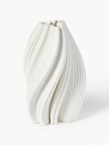 Newlyn 3D Printed Porcelain Vase, H 29 cm