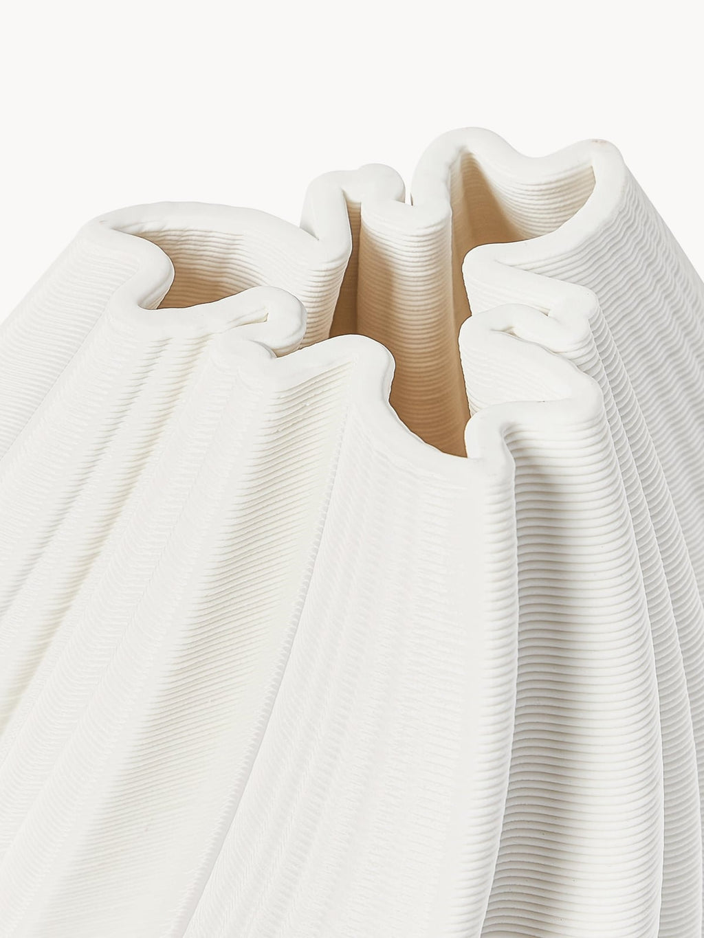 Newlyn 3D Printed Porcelain Vase, H 29 cm
