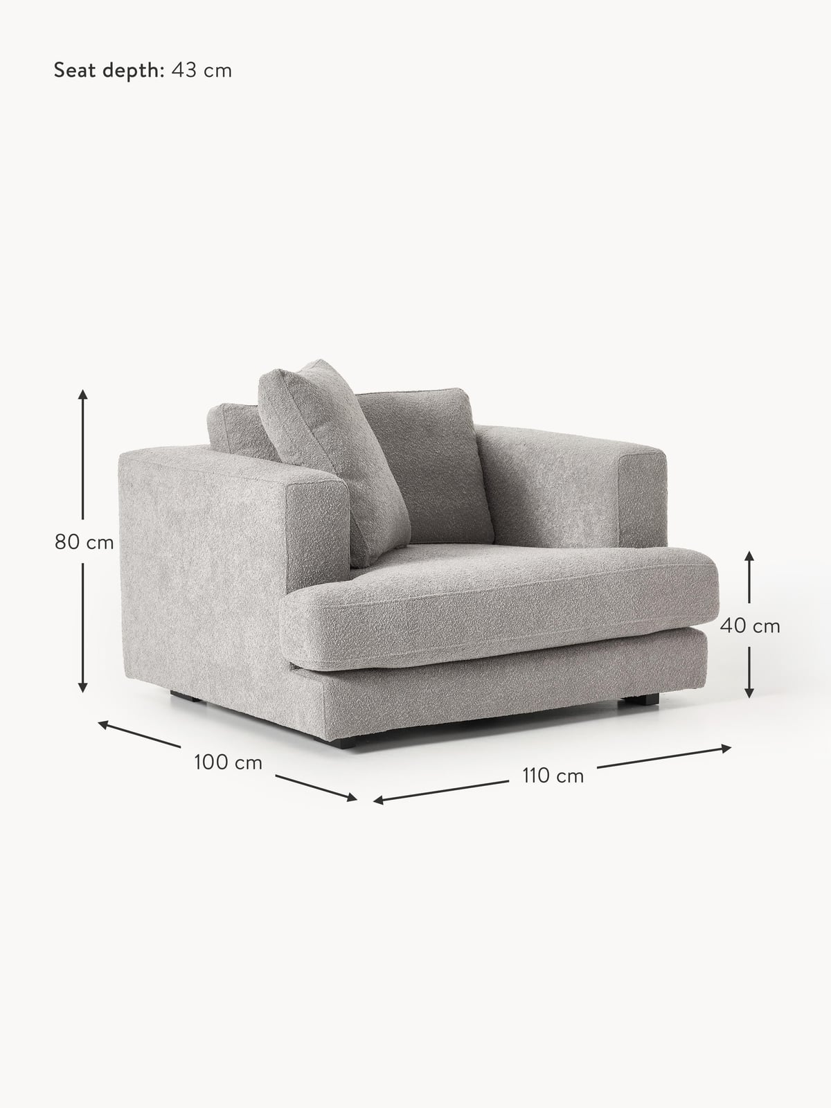 Newlyn Bouclé Armchair