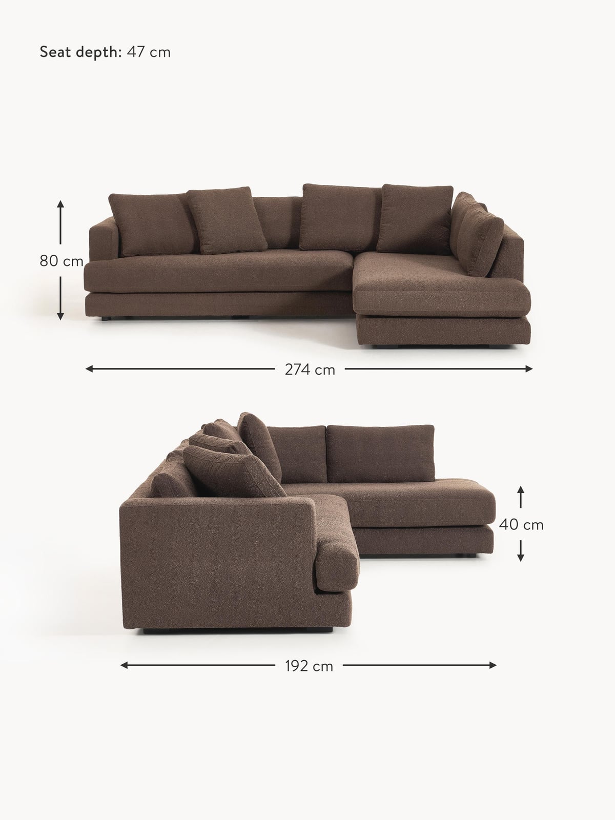 Newlyn Bouclé Corner Sofa