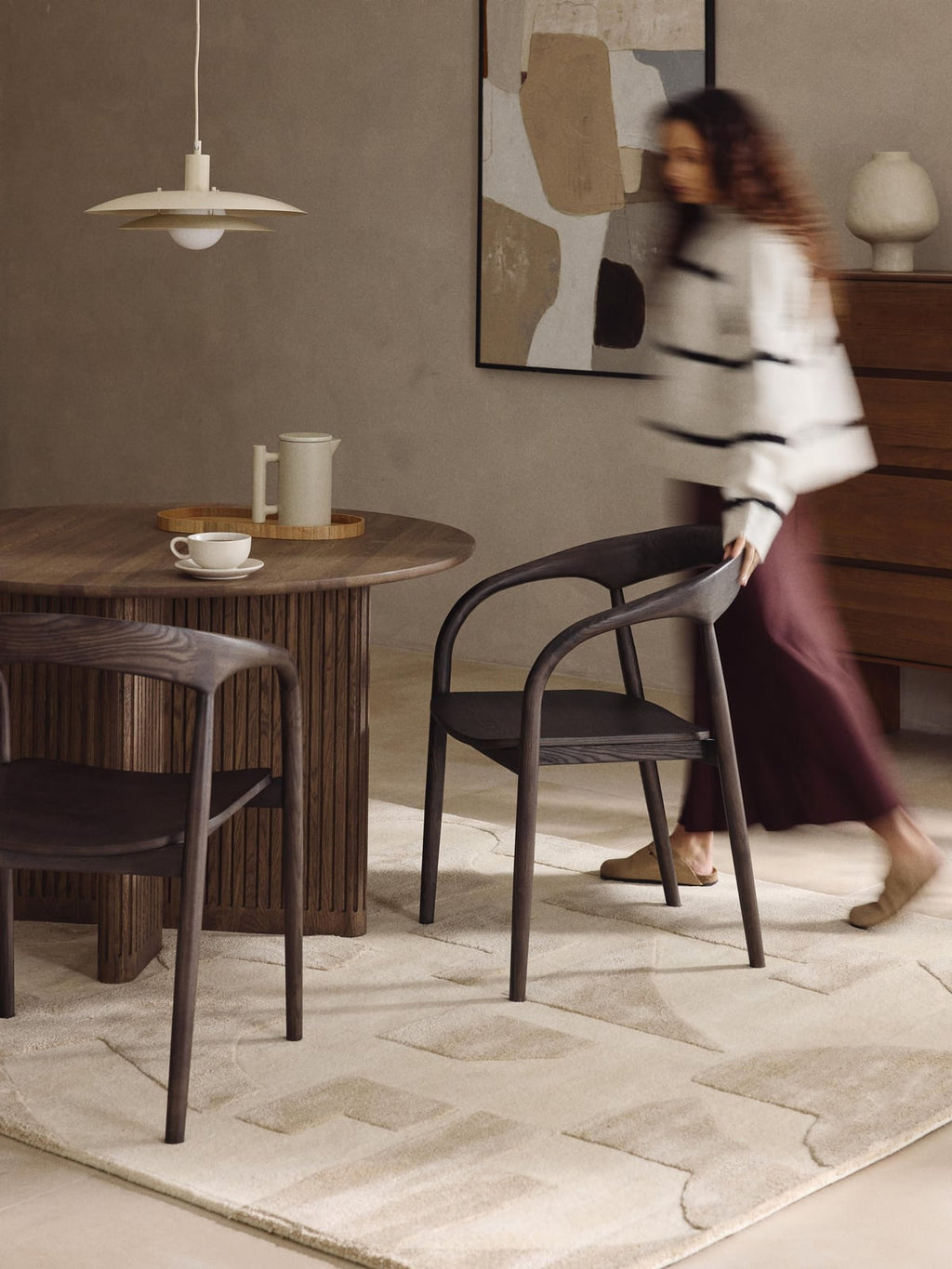 Nidderdale Ash Wood Dining Chair with Armrests