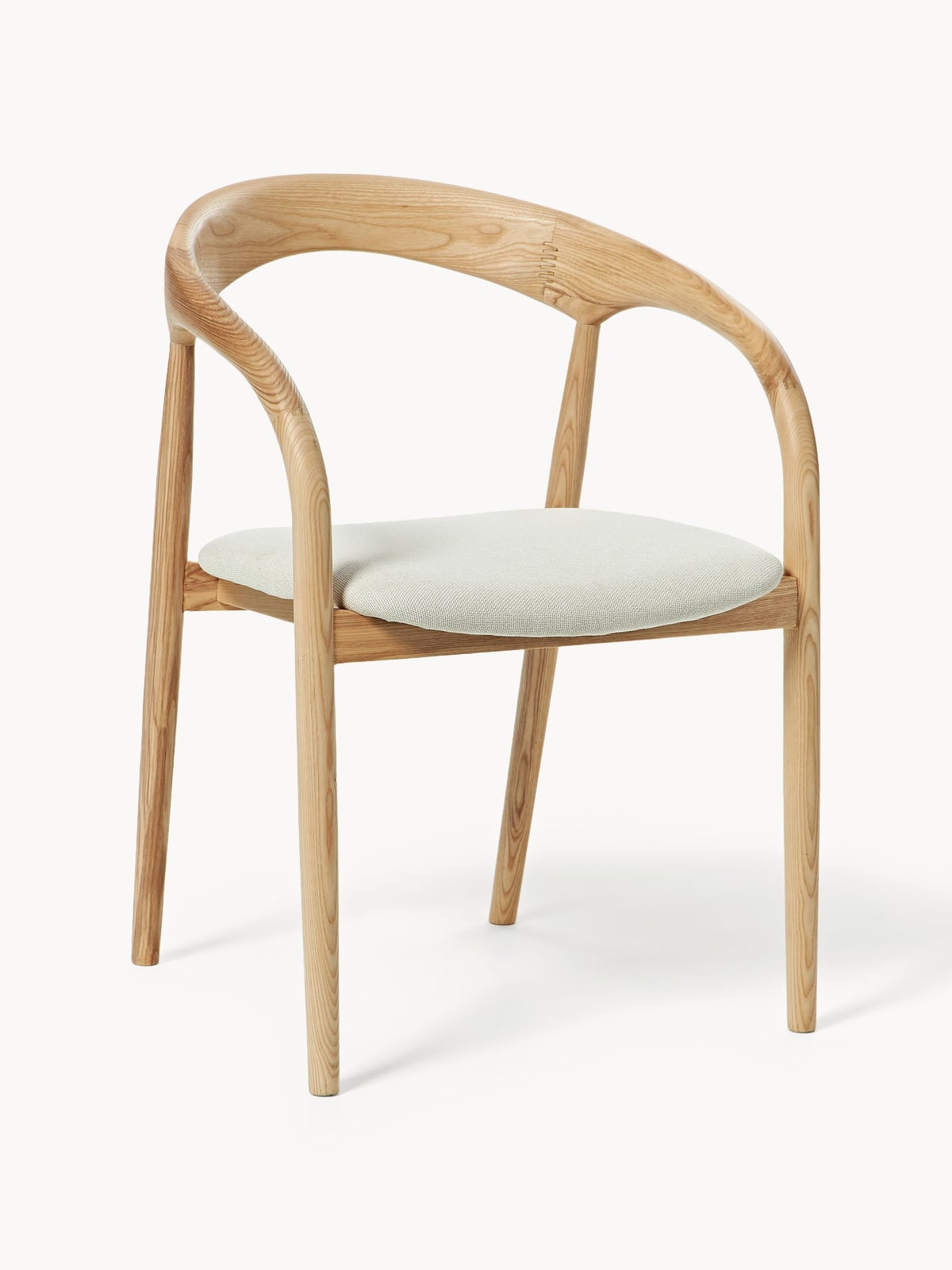 Nidderdale Ash Wood Dining Chair with Seat Cushion