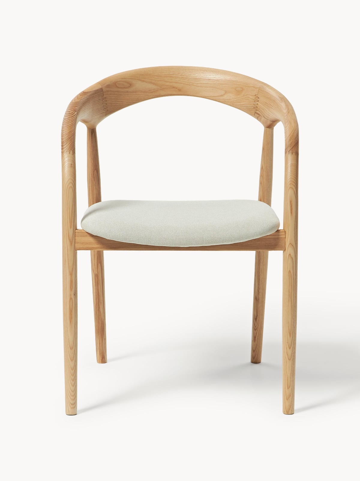 Nidderdale Ash Wood Dining Chair with Seat Cushion