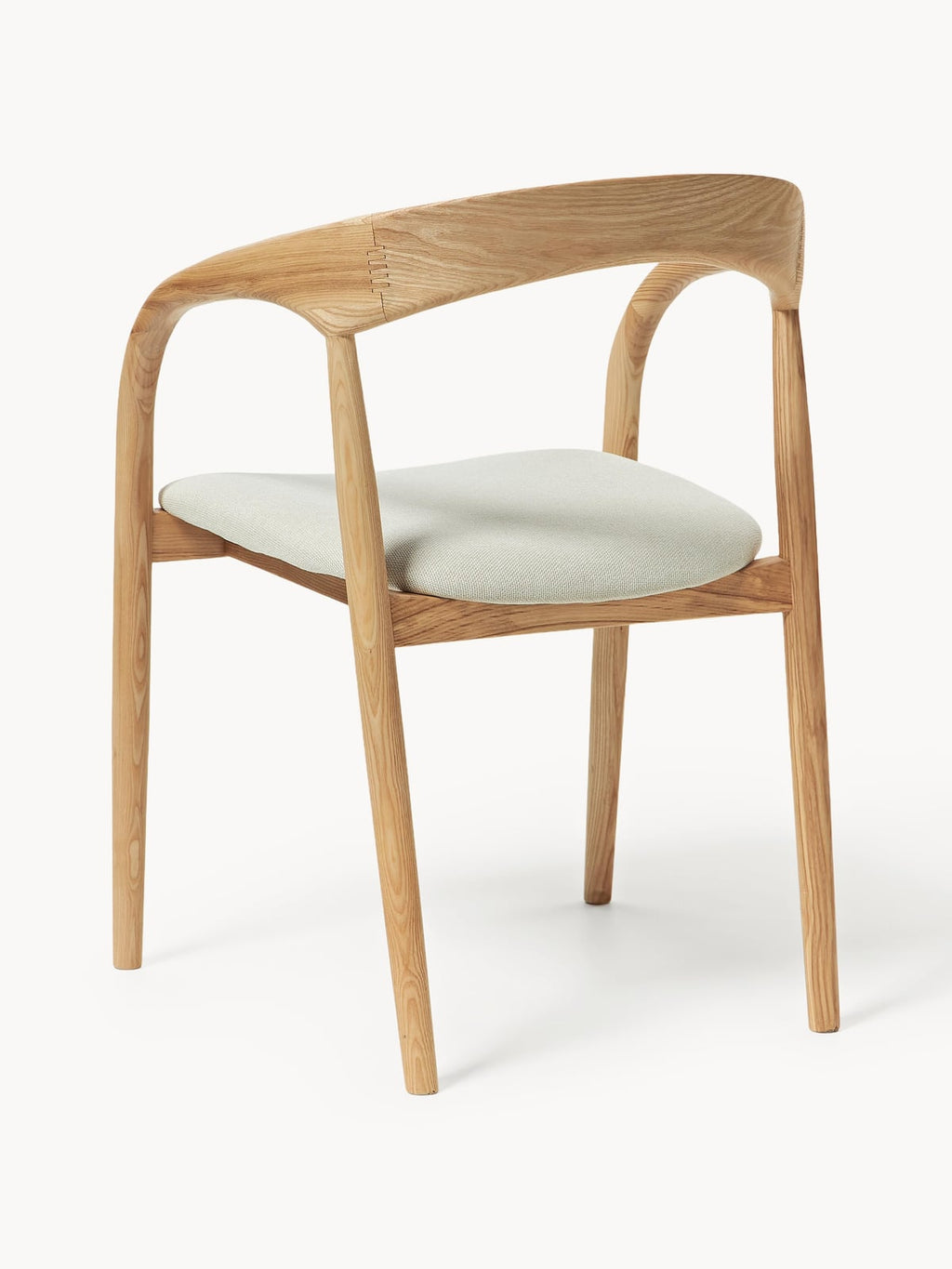 Nidderdale Ash Wood Dining Chair with Seat Cushion