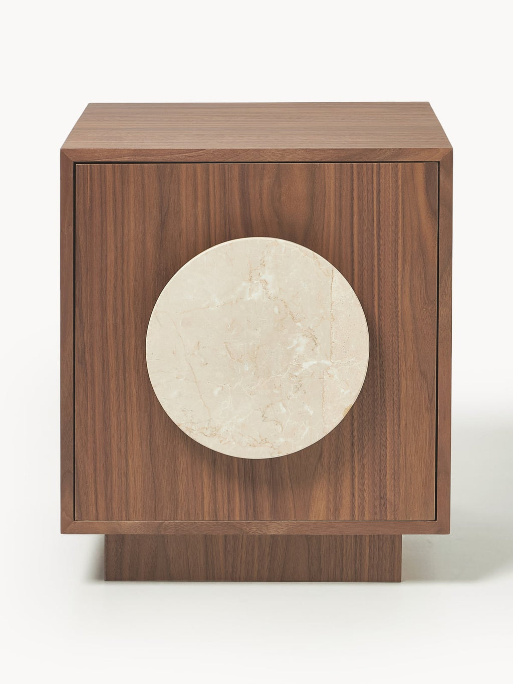Norbury Bedside Table with Travertine Handle