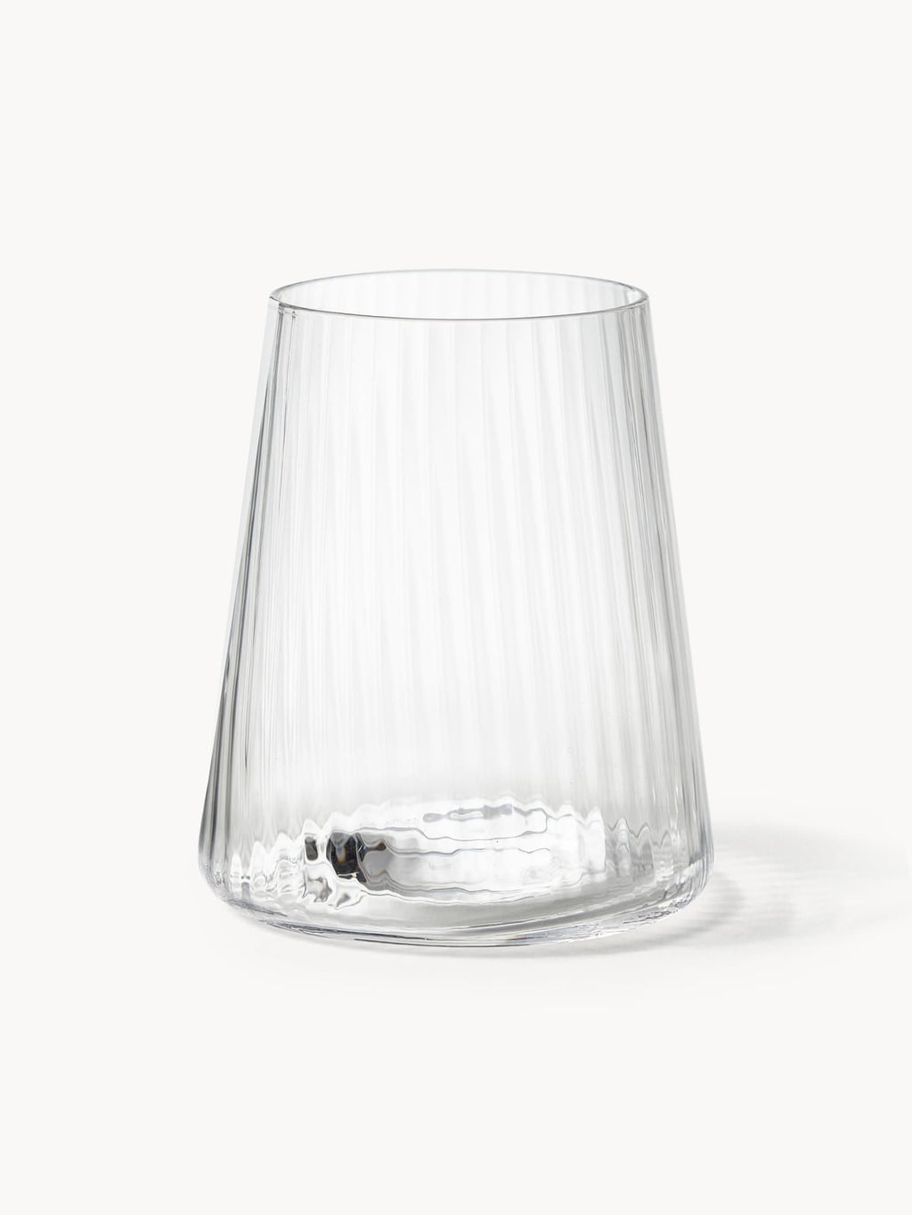 Norbury Handmade Tumblers with Groove Structure, Set of 4