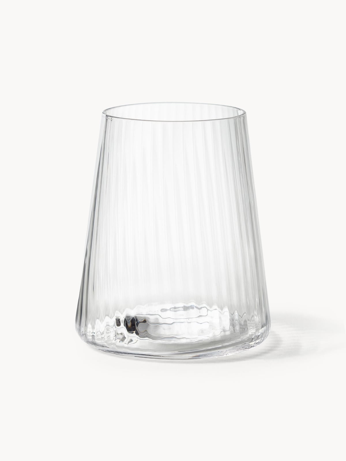 Norbury Handmade Tumblers with Groove Structure, Set of 4